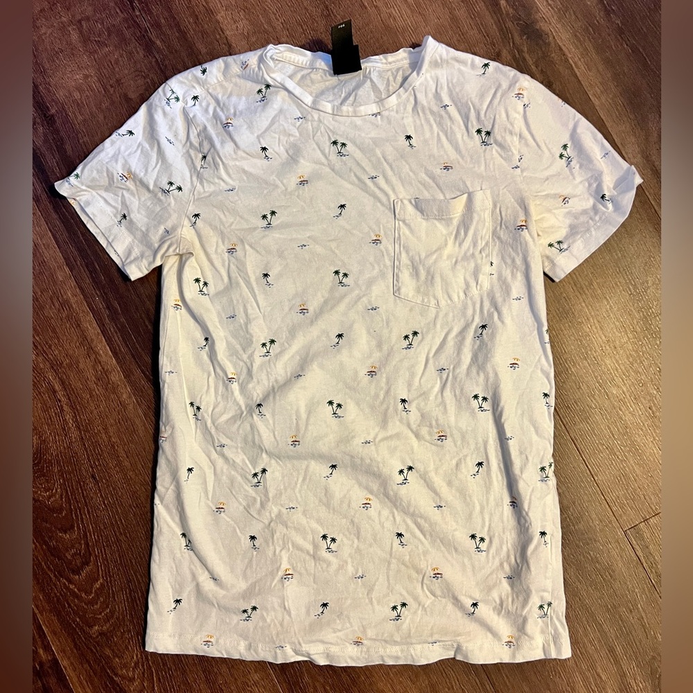 H&am palm tree tee